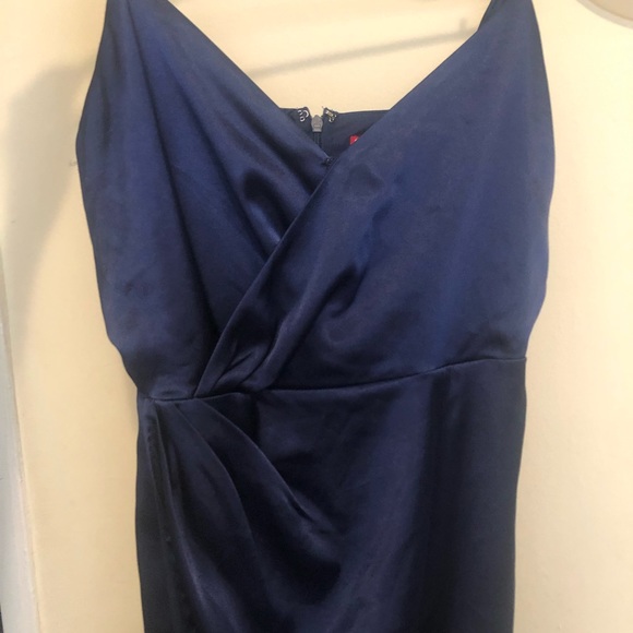 Guess satin royal blue dress - Picture 2 of 2